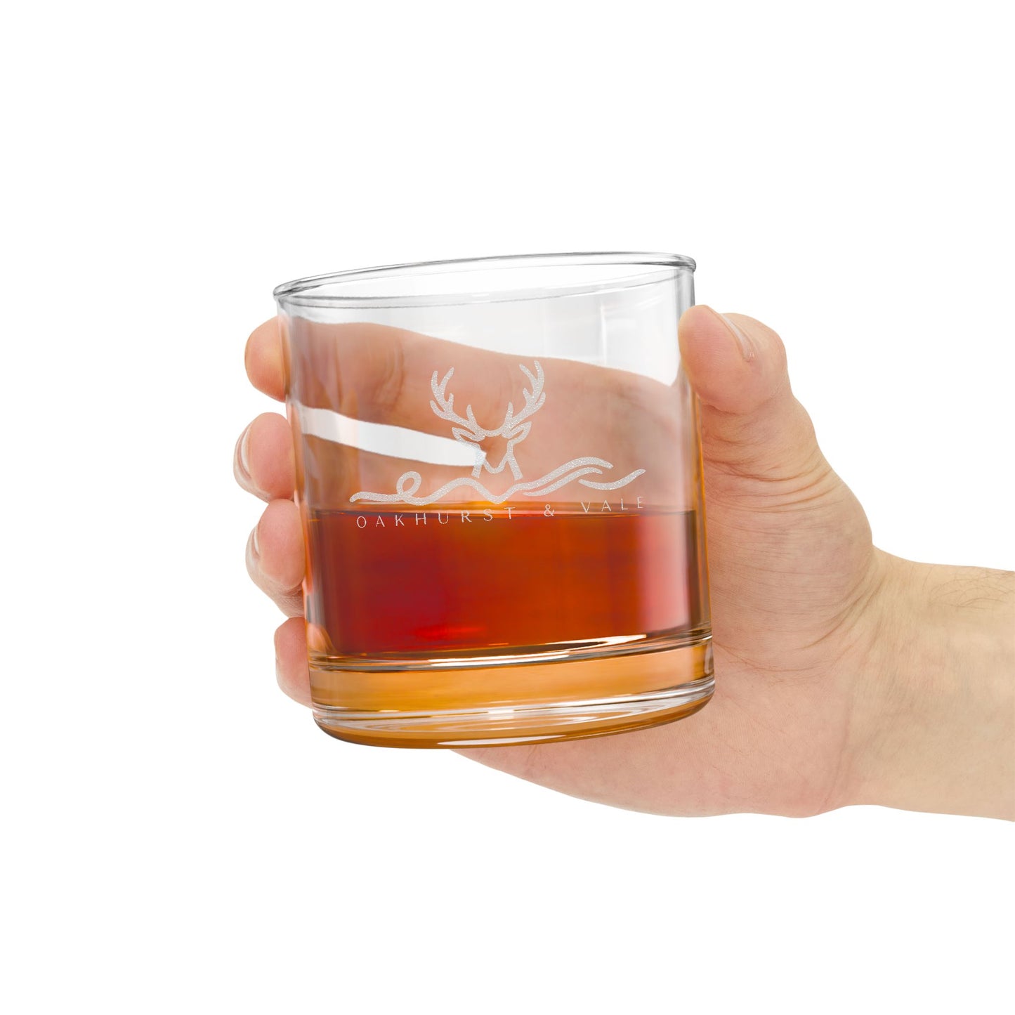 Engraved Oakhurst & Vale Whiskey Glass (10.5 oz)