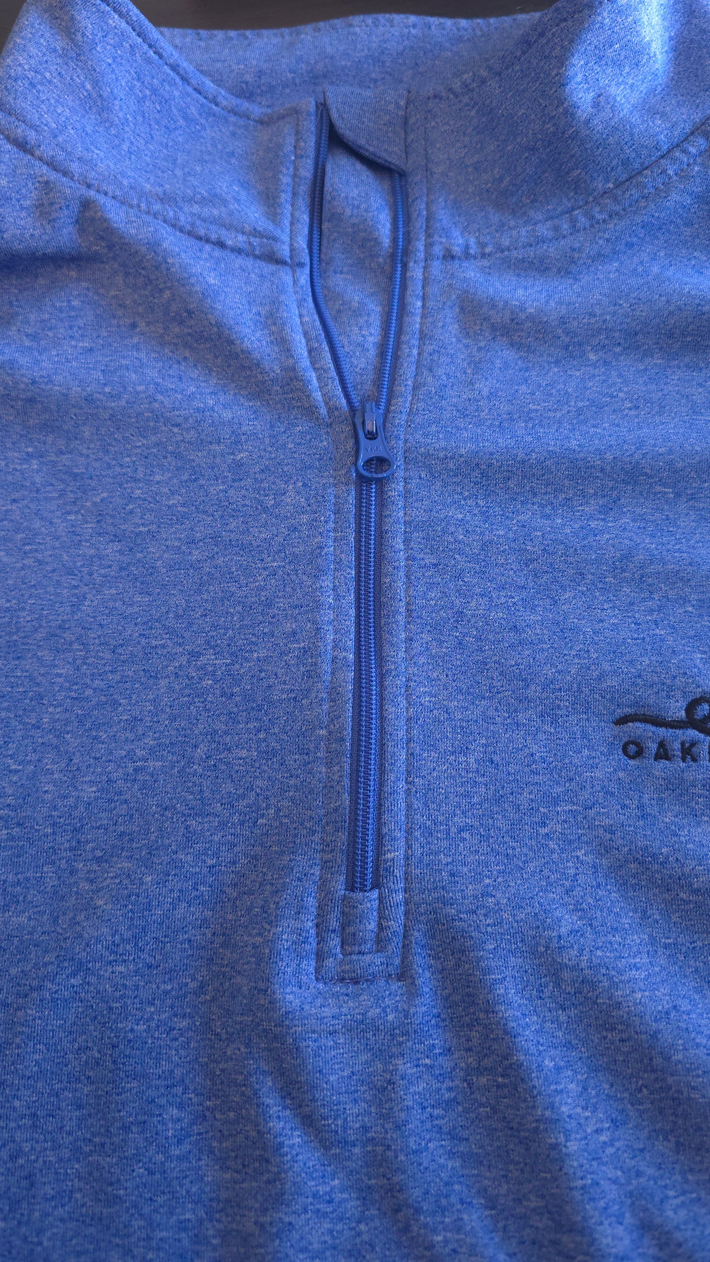 Oakhaven and Vale Embroidered Quarter-Zip Pullover